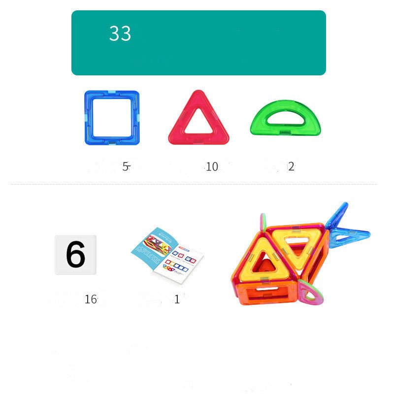 Jeu de Construction Magnétique – Blocs Aimantés pour Enfants - 0 - LumeraKids