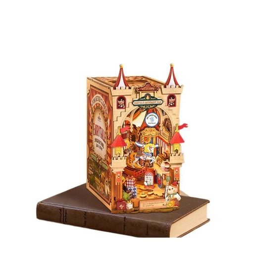 Fairytale Corner Amusement Park Bookend DIY Cottage Assembly Building Blocks 3D Puzzle - 0 - LumeraKids