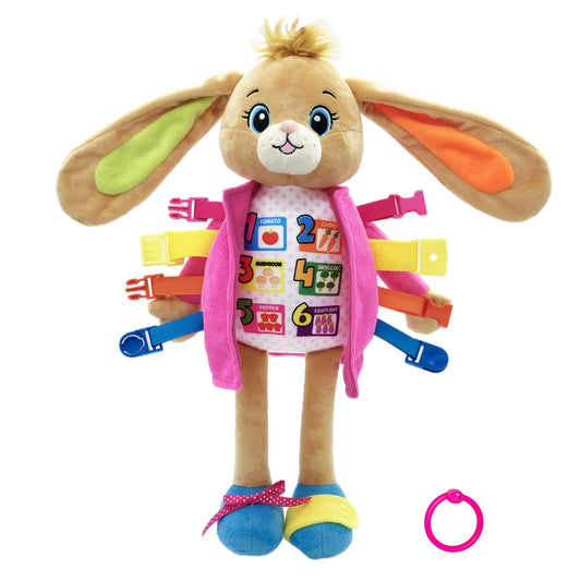 Poupée Éducative Dressy Friends – Prénom Personnalisable | Montessori Apprendre à S'habiller | Cadeau Filles & Garçons 2 ans+ - LumeraKids