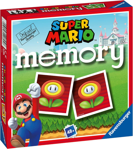 Ravensburger Jeu de Mémoire Super Mario — 48 Cartes, 2-6 Joueurs | Dès 3 Ans