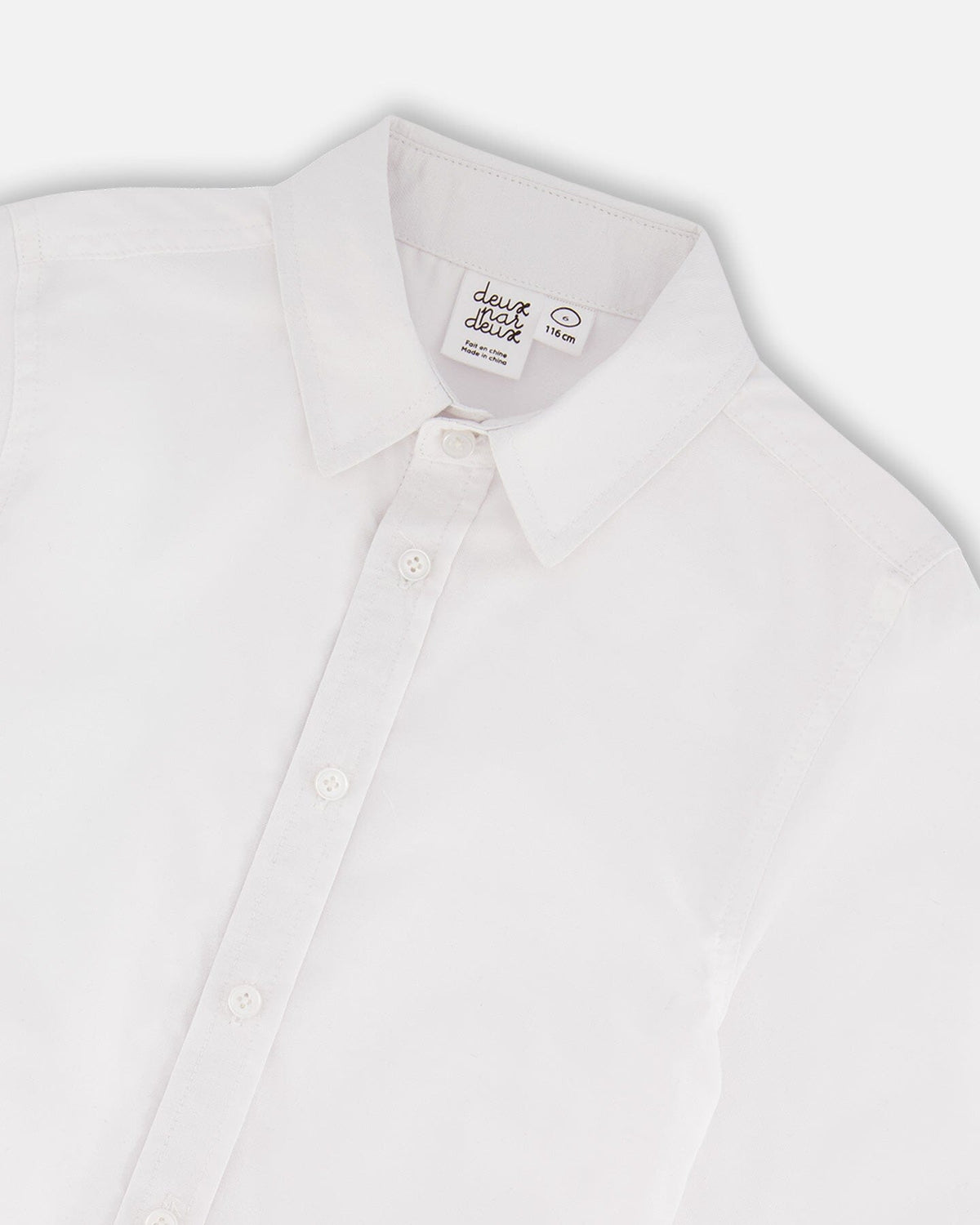 Button Down Long Sleeve Shirt White