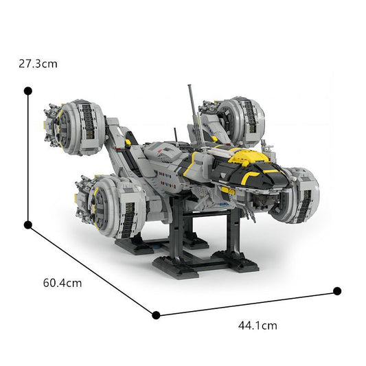 Assembled Building Blocks Large Spacecraft Model Ornaments - 0 - LumeraKids