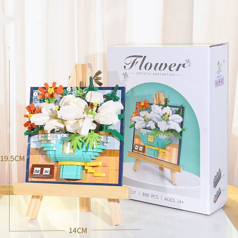 3D Of Small Particles Of Building Blocks Decorative Painting Ornaments - 0 - LumeraKids