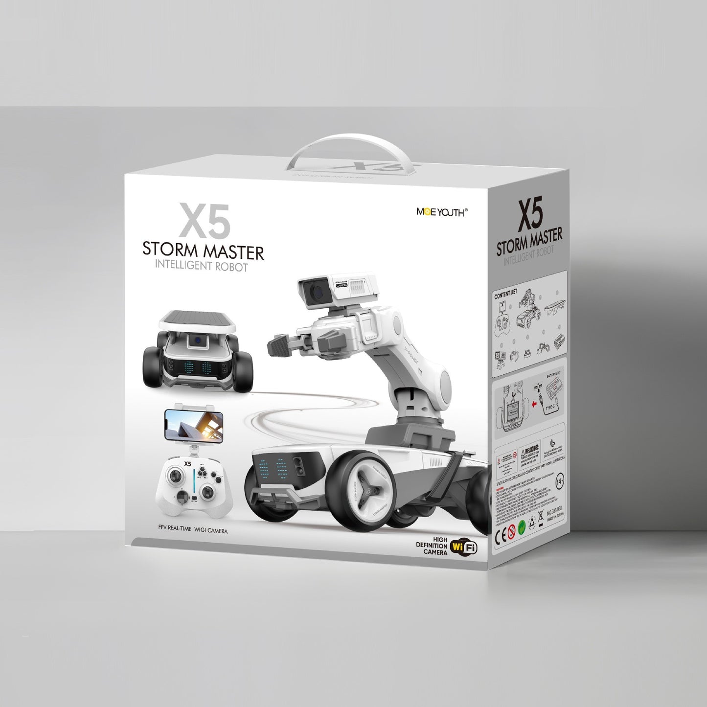 X5 Intelligent Gearbox Programming Remote Control Robot - 0 - LumeraKids