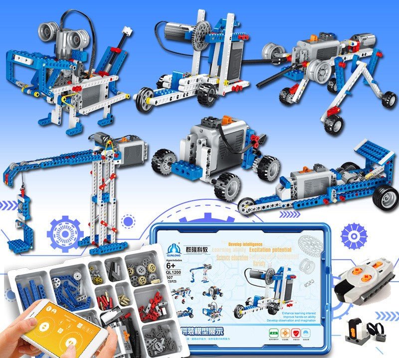 Children's Programmable Robot Set Science Educational Puzzle Building Blocks - 0 - LumeraKids