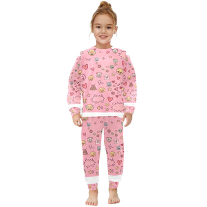 PyjaLong Émojis Fille LumeraKids