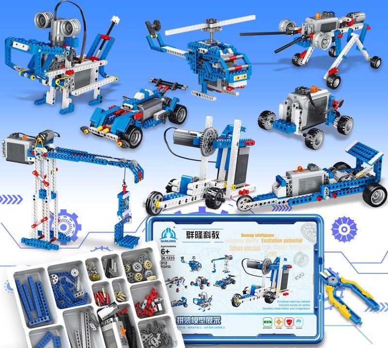 Children's Programmable Robot Set Science Educational Puzzle Building Blocks - 0 - LumeraKids