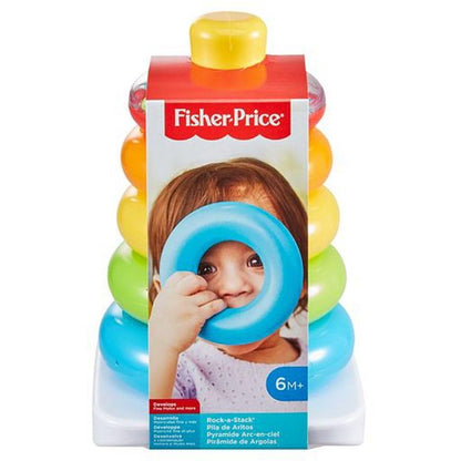 Fisher-Price Rock-a-Stack — Anneaux À Empiler, Base Culbuto | Dès 6 Mois