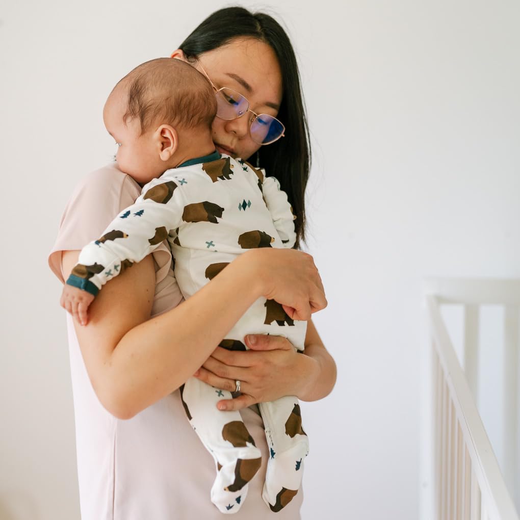 Pyjama Bébé ZippyJamz – Coton Bio GOTS | Double Fermeture Éclair
