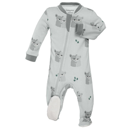 Pyjama Bébé ZippyJamz – Coton Bio GOTS | Double Fermeture Éclair