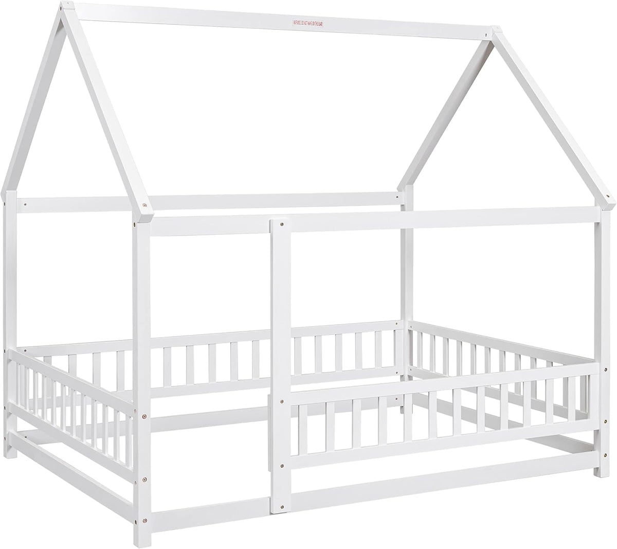 Full Size Wooden Montessori Farmhouse Playhouse Bed