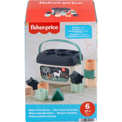 Fisher-Price Blocs Empilables Bébé — 10 Formes à Trier | Dès 6 Mois