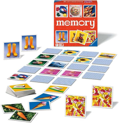 Ravensburger Memory Junior — 64 Tuiles, Images du Quotidien, 2-8 Joueurs | Dès 3 Ans
