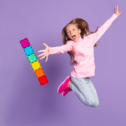 Gemmicc Tuiles Magnétiques STEM | Jeu de Construction 3D pour Enfants 3 ans+