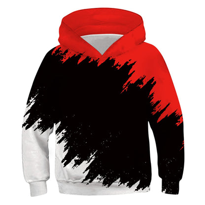 Idgreatim Hoodie 3D Graphique Enfant — Imprimé Animaux & Motifs, 88% Polyester | 6-16 Ans