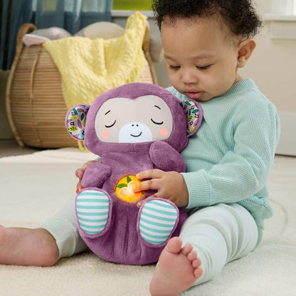 Fisher-Price Loutre Apaisante avec Mouvements Respiratoires — Machine à Sons, Lumières & Musique Douce pour Nouveau-Nés
