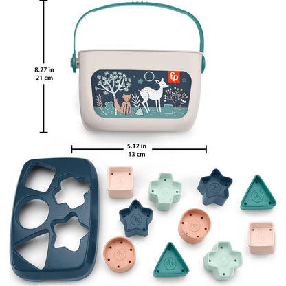 Fisher-Price Blocs Empilables Bébé — 10 Formes à Trier | Dès 6 Mois
