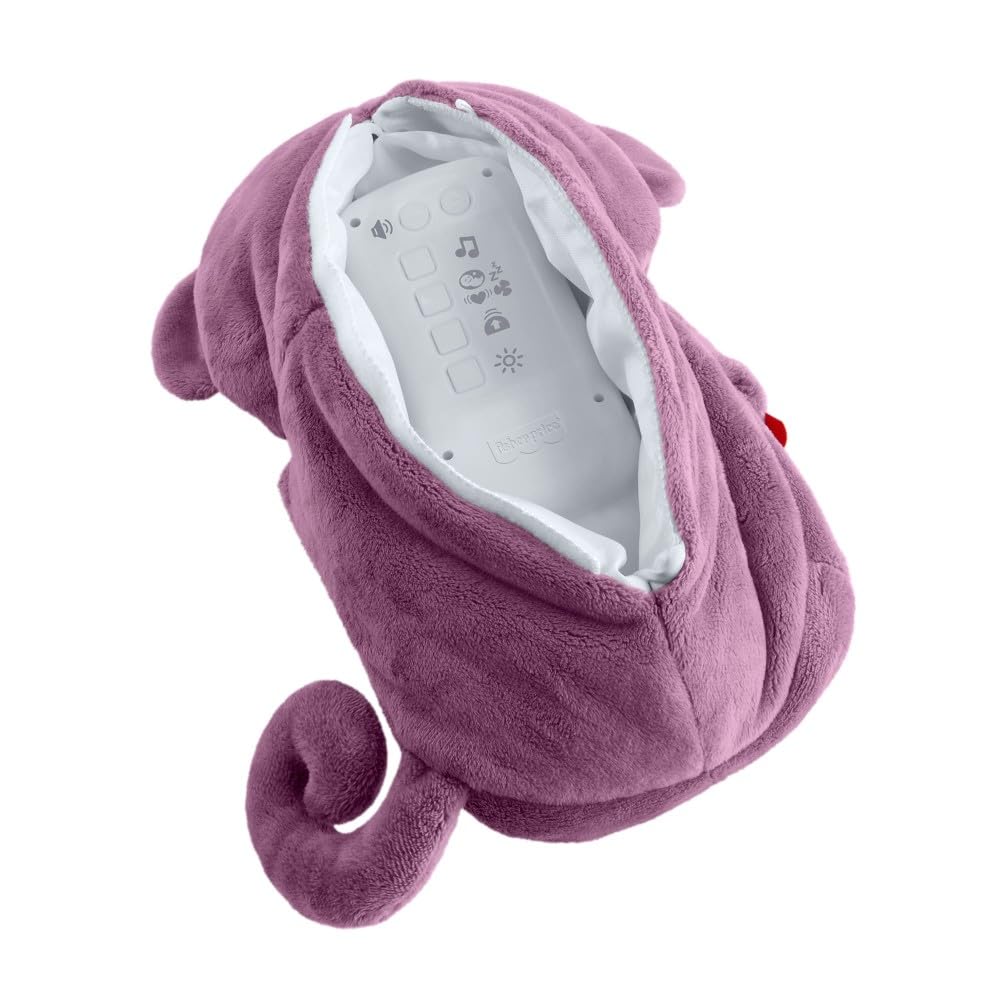 Fisher-Price Loutre Apaisante avec Mouvements Respiratoires — Machine à Sons, Lumières & Musique Douce pour Nouveau-Nés