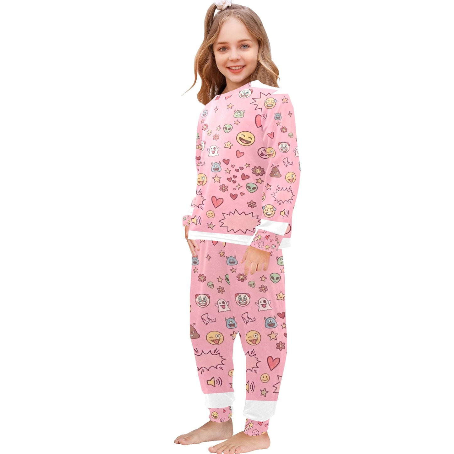 PyjaLong Émojis Fille LumeraKids