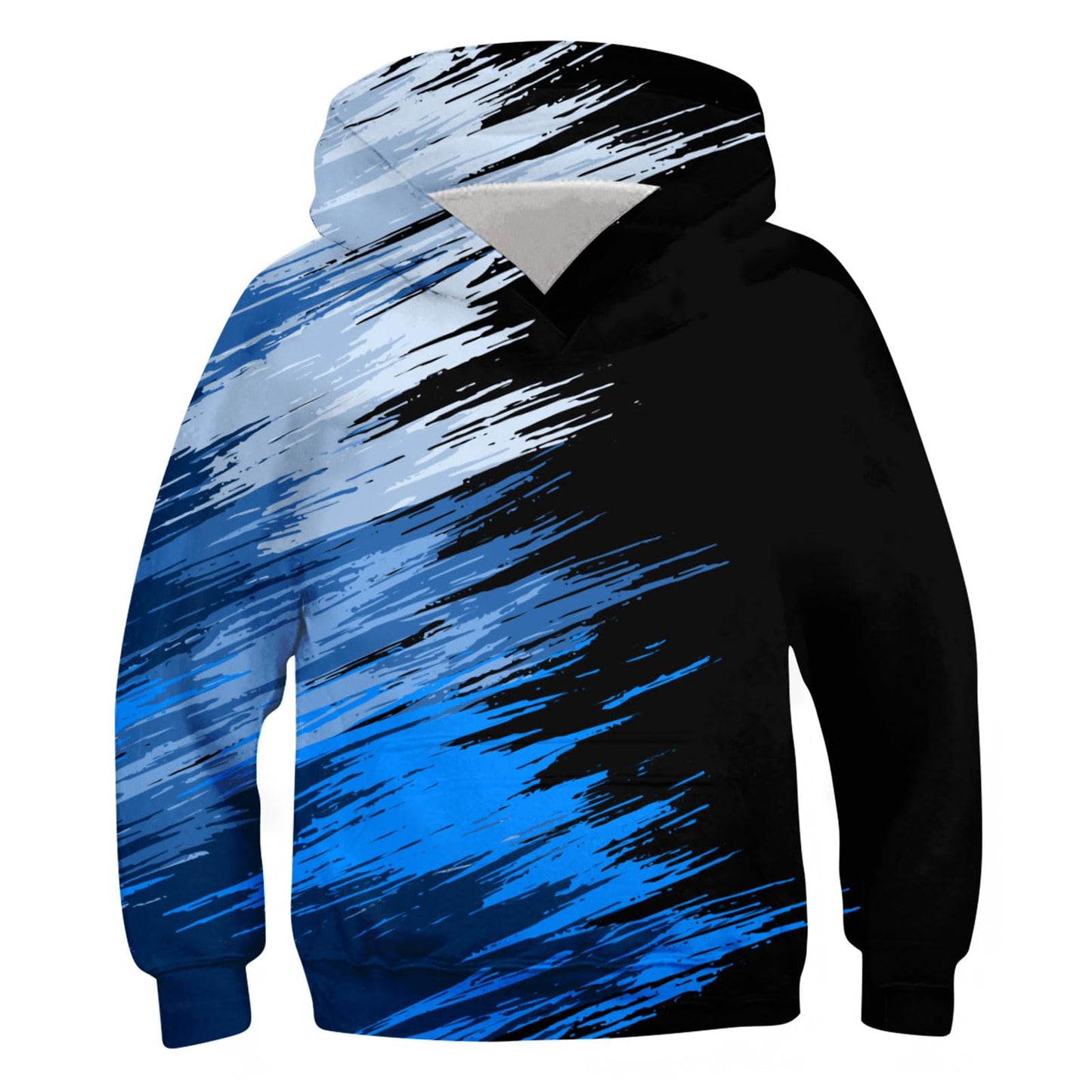 Idgreatim Hoodie 3D Graphique Enfant — Imprimé Animaux & Motifs, 88% Polyester | 6-16 Ans