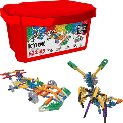 K'NEX Click & Construct – Ensemble de construction 522 pièces | STEM | Dès 7 ans