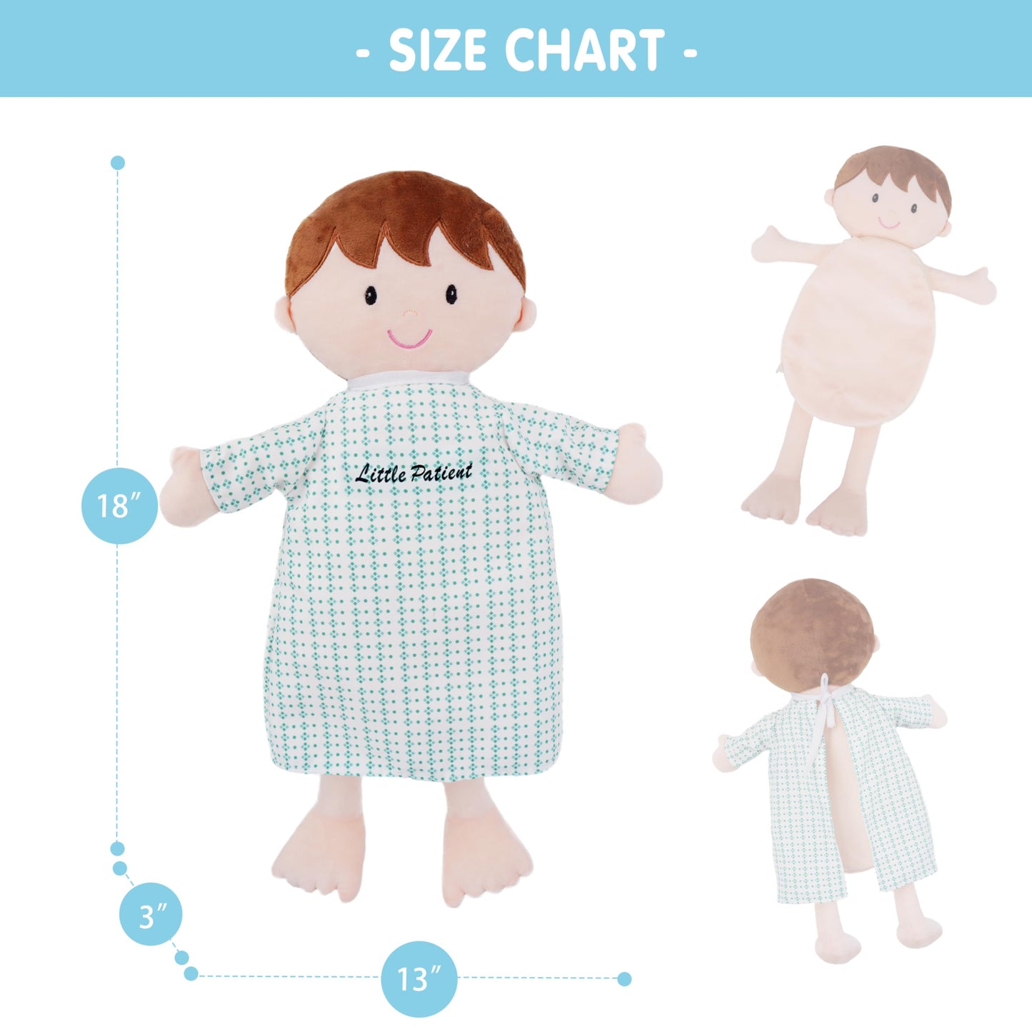 Poupée Éducative Dressy Friends – Prénom Personnalisable | Montessori Apprendre à S'habiller | Cadeau Filles & Garçons 2 ans+