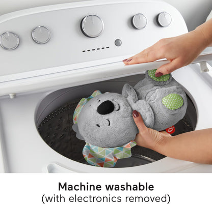 Fisher-Price Loutre Apaisante avec Mouvements Respiratoires — Machine à Sons, Lumières & Musique Douce pour Nouveau-Nés