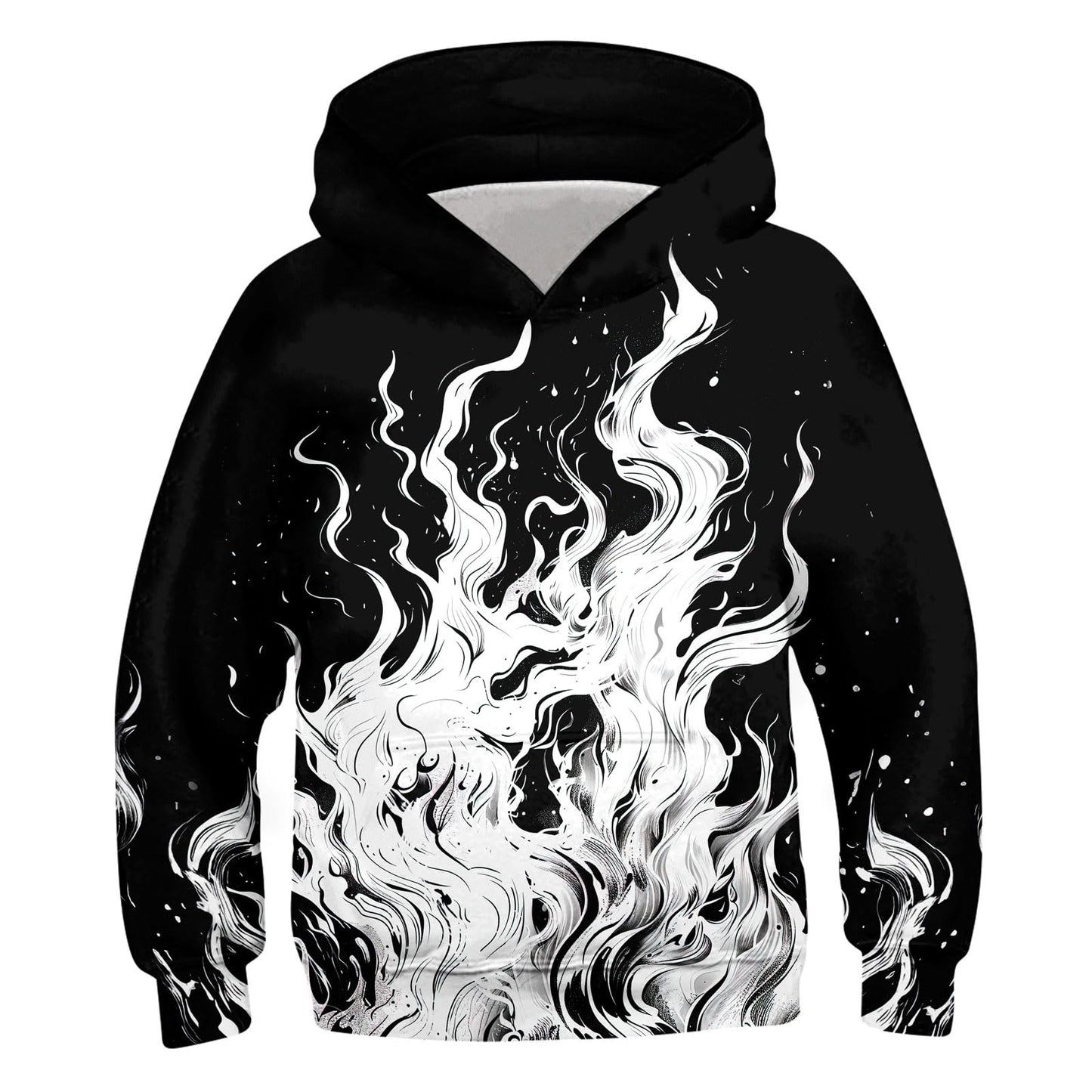 Idgreatim Hoodie 3D Graphique Enfant — Imprimé Animaux & Motifs, 88% Polyester | 6-16 Ans