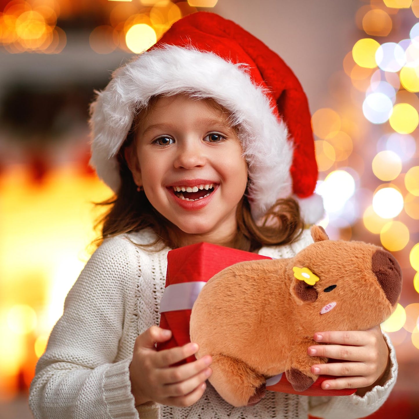 Peluche Capybara Chauffante & Rafraîchissante – Soulagement Naturel, Parfum Lavande | Cadeau Enfants & Adultes