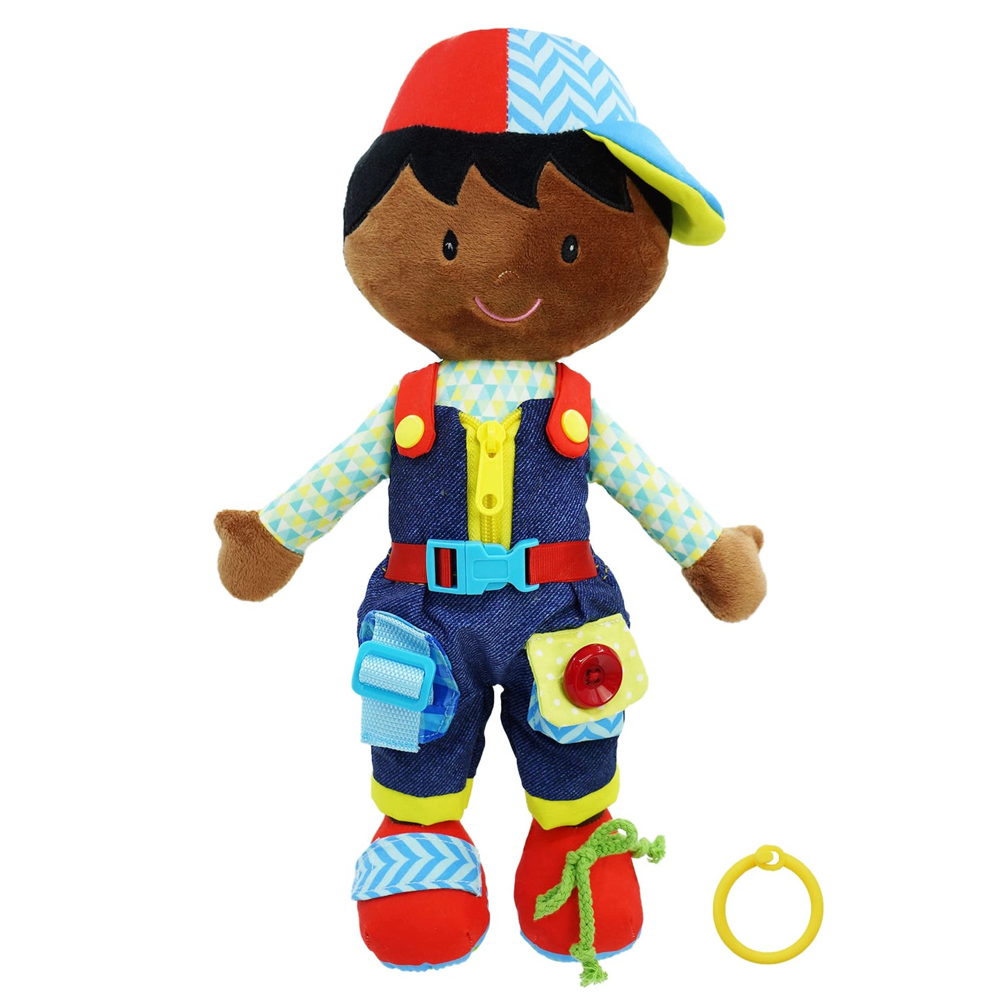 Poupée Éducative Dressy Friends – Prénom Personnalisable | Montessori Apprendre à S'habiller | Cadeau Filles & Garçons 2 ans+