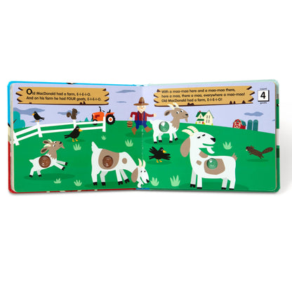 Melissa & Doug Poke-a-Dot – La Ferme du Vieux MacDonald | Livre Interactif Enfants 3 ans+