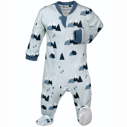 Pyjama Bébé ZippyJamz – Coton Bio GOTS | Double Fermeture Éclair