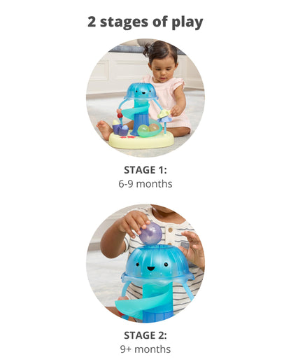 Skip Hop Volant Interactif Farmstand See & Bee — 2-en-1 Plat Ventre & Assis, Musique & Miroir | Dès 3 Mois