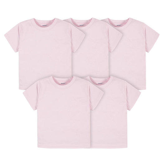 T-shirts Bébé Gerber — Lot de 5 | 100% Coton | 12 Mois à 5T