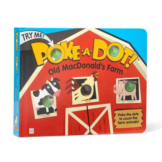 Melissa & Doug Poke-a-Dot – La Ferme du Vieux MacDonald | Livre Interactif Enfants 3 ans+