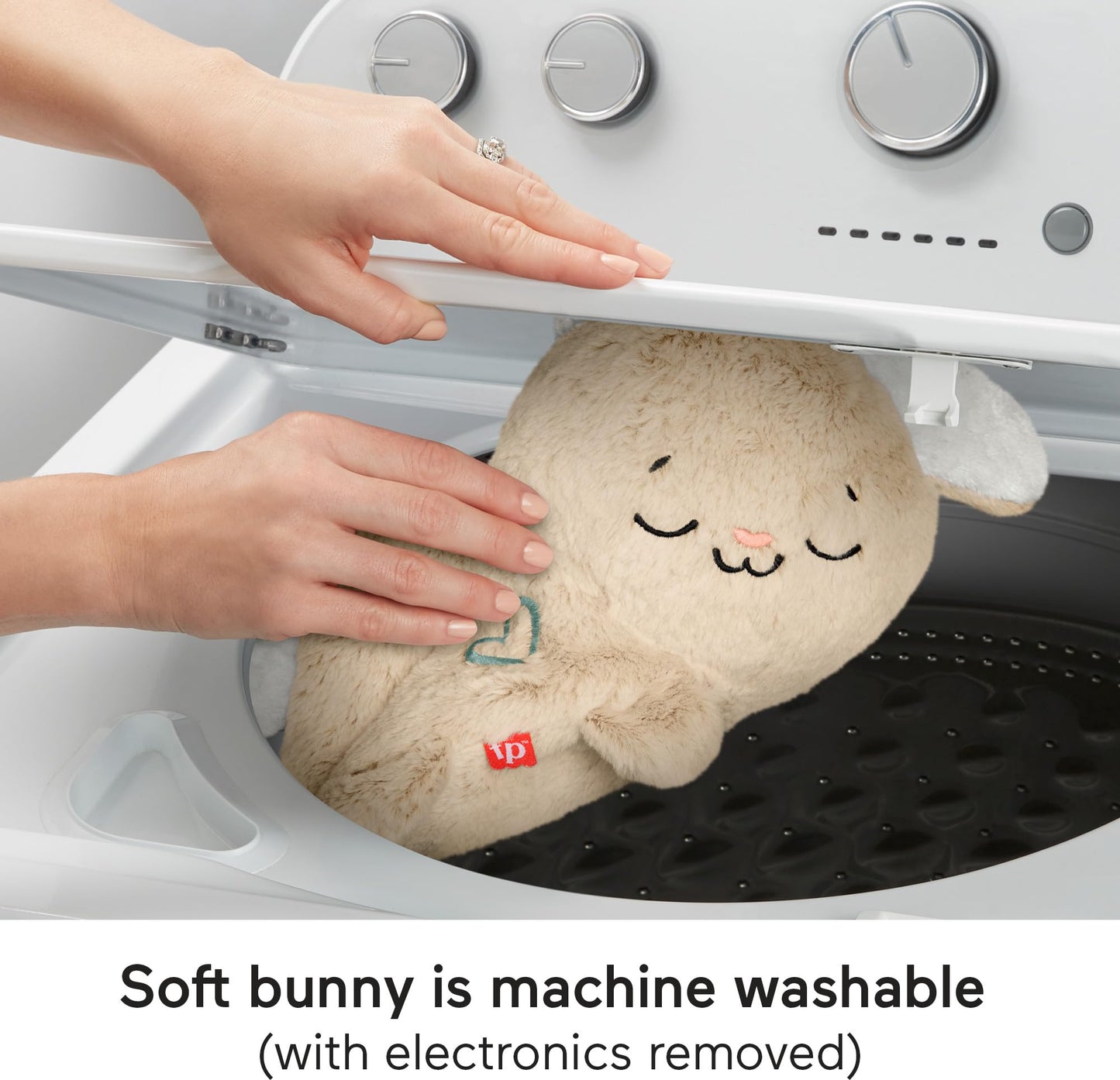 Fisher-Price Loutre Apaisante avec Mouvements Respiratoires — Machine à Sons, Lumières & Musique Douce pour Nouveau-Nés