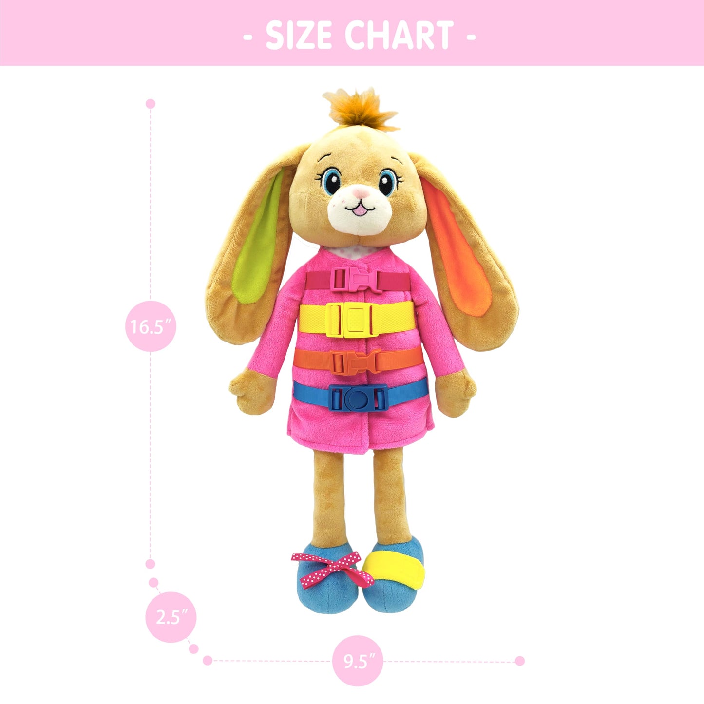 Poupée Éducative Dressy Friends – Prénom Personnalisable | Montessori Apprendre à S'habiller | Cadeau Filles & Garçons 2 ans+