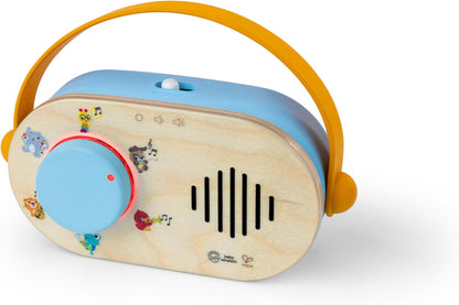 Baby Einstein + Hape Radio Musicale Discovery — Bois FSC, 40+ Sons & Lumières | Dès 6 Mois