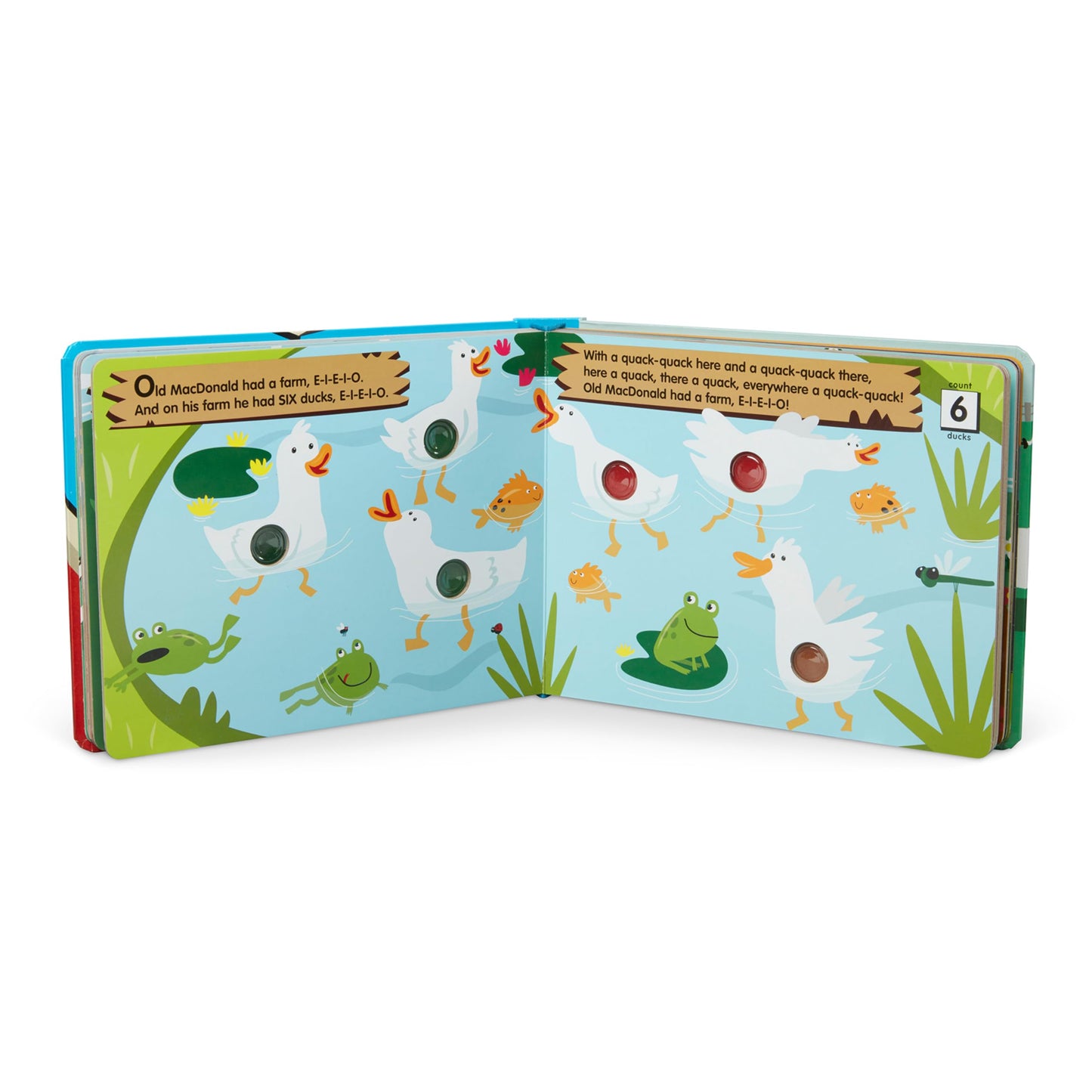 Melissa & Doug Poke-a-Dot – La Ferme du Vieux MacDonald | Livre Interactif Enfants 3 ans+