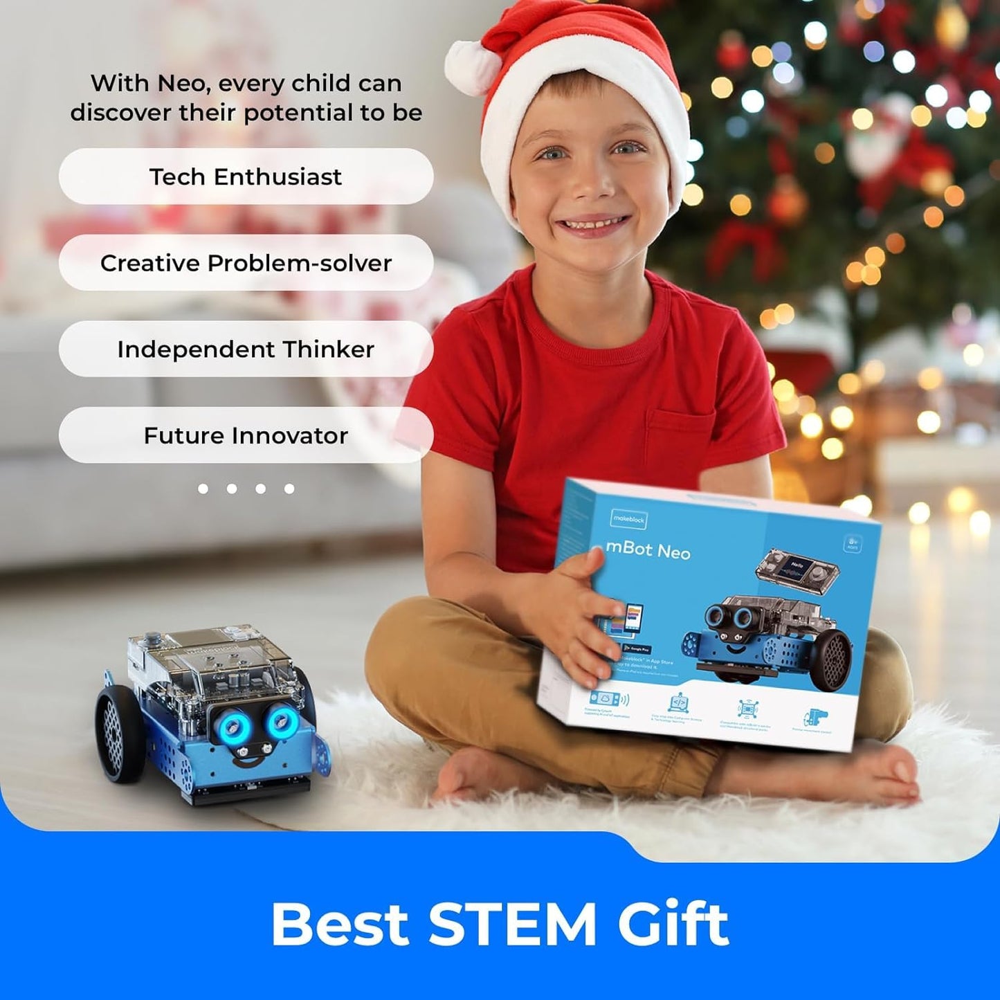 Makeblock mBot2 – Kit Robotique STEM | Robot Programmable pour Enfants 8-12 ans