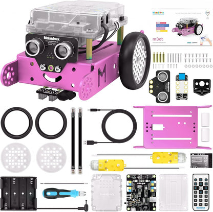 Kit Robot Makeblock mBot avec Boîte de Codage Scratch – Projets STEM pour Enfants 8-12 ans | Programmation Scratch & Arduino