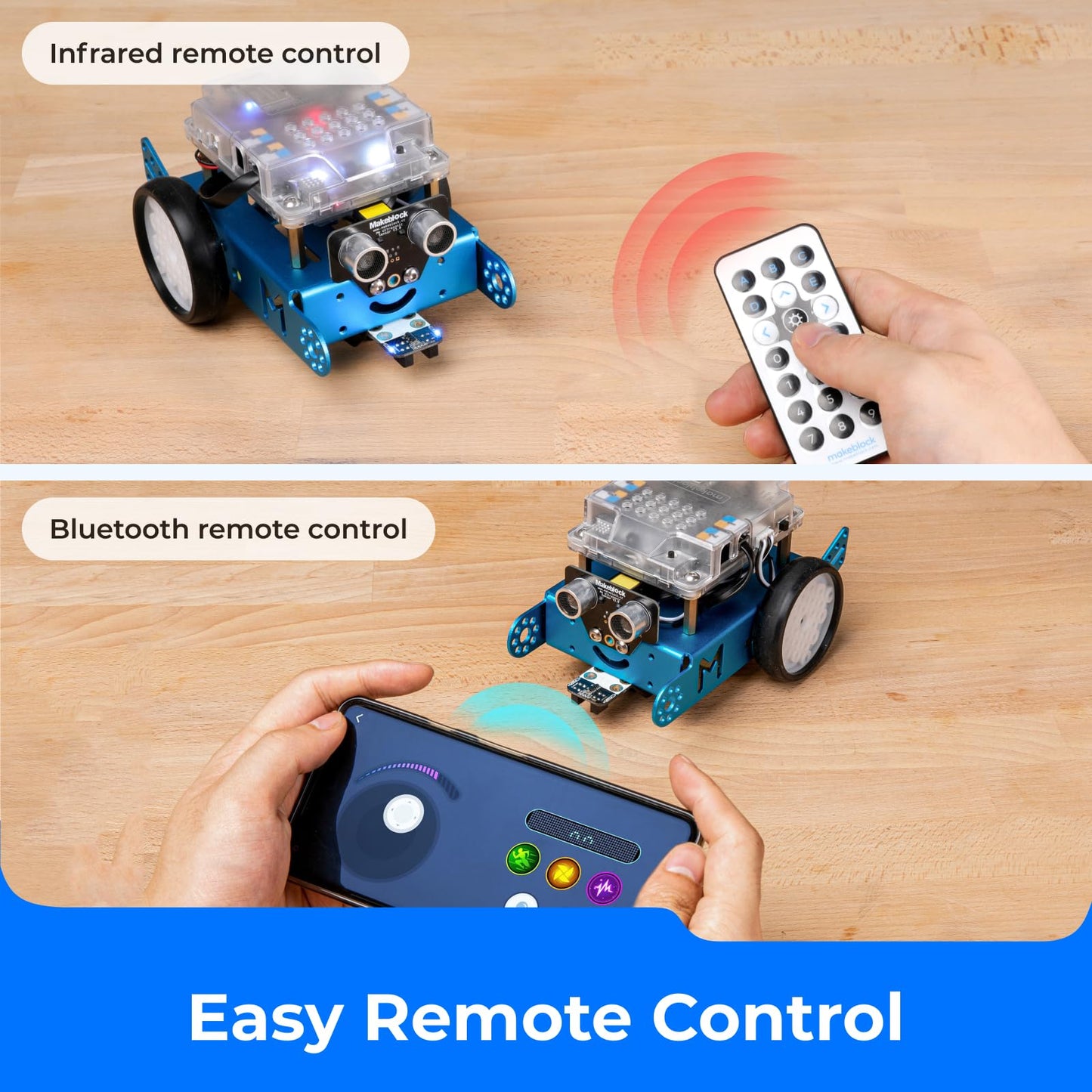 Kit Robot Makeblock mBot avec Boîte de Codage Scratch – Projets STEM pour Enfants 8-12 ans | Programmation Scratch & Arduino