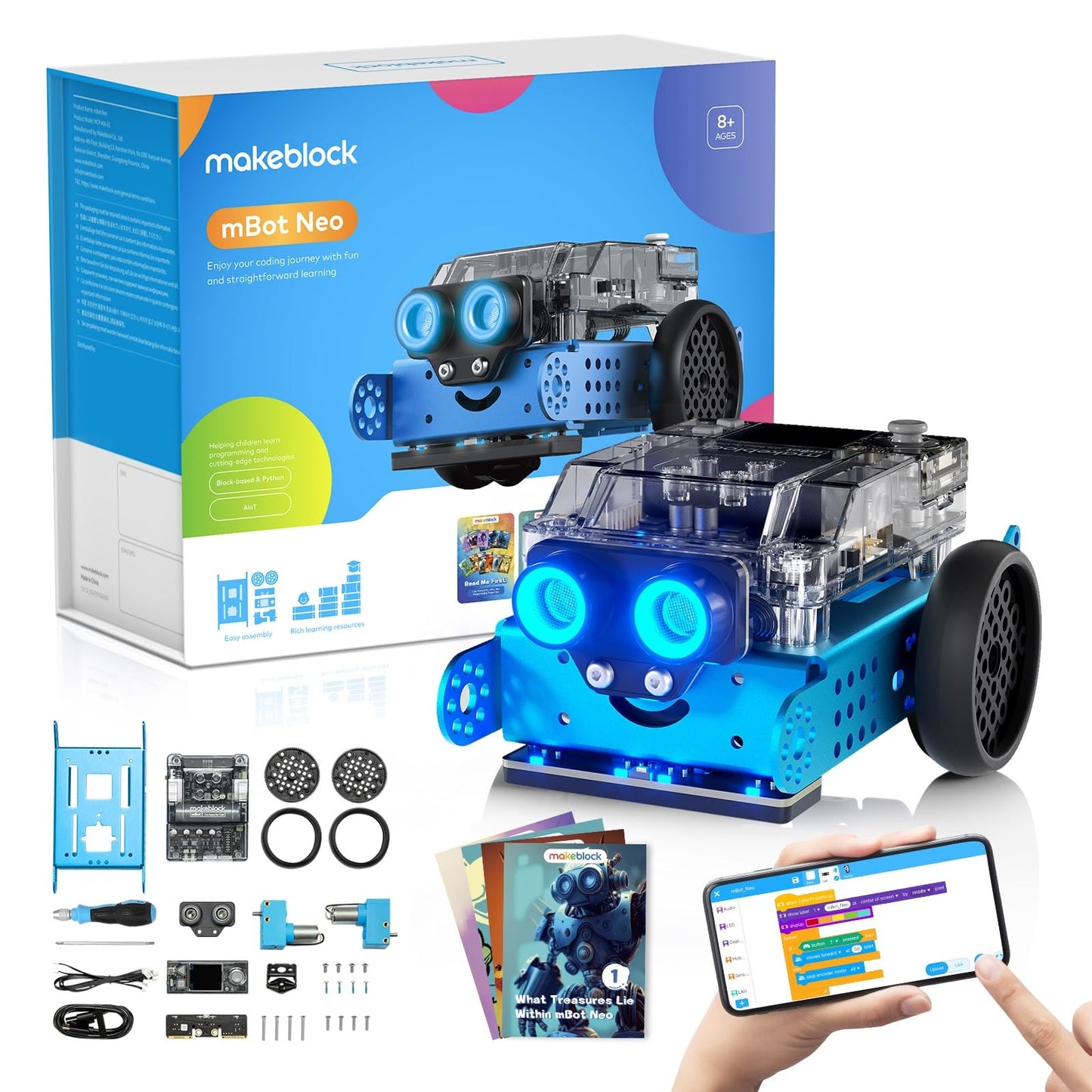 Makeblock mBot2 – Kit Robotique STEM | Robot Programmable pour Enfants 8-12 ans