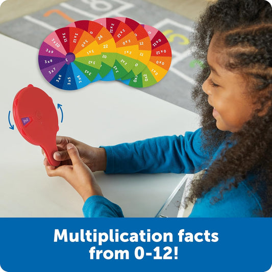 Roue de multiplication Learning Resources – Jeu éducatif tables de multiplication | 15 pièces | 6 ans et plus - LumeraKids