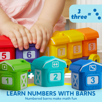 Train Éducatif Montessori pour Bébés 1-3 ans | Tri, Comptage & Animaux
