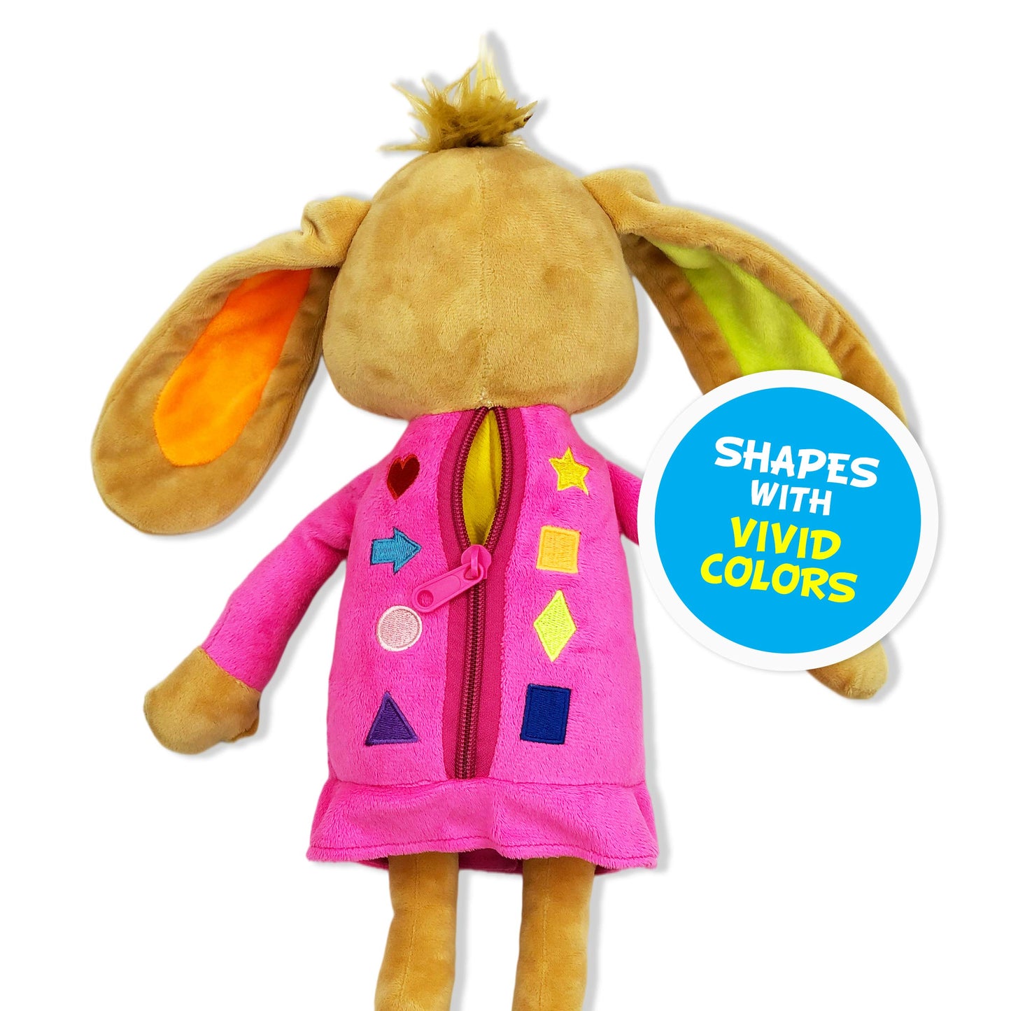 Poupée Éducative Dressy Friends – Prénom Personnalisable | Montessori Apprendre à S'habiller | Cadeau Filles & Garçons 2 ans+