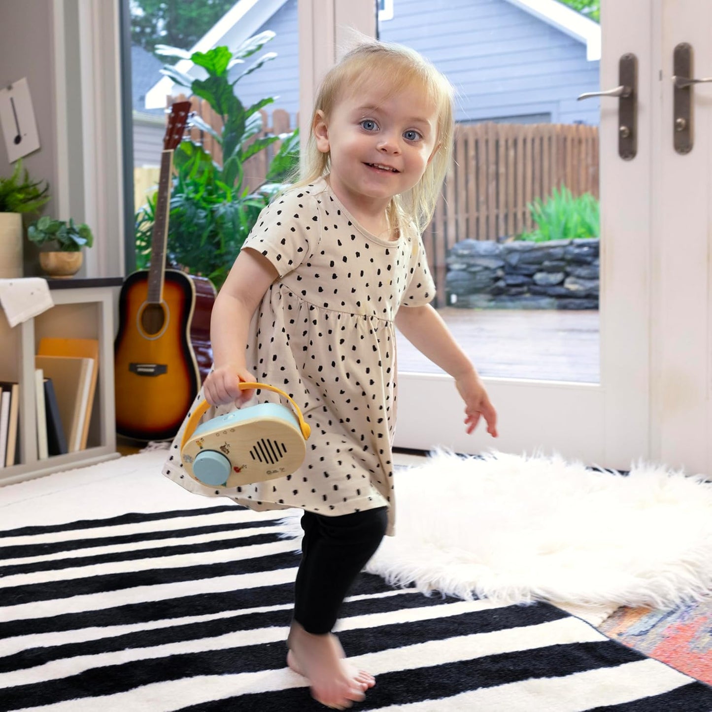 Baby Einstein + Hape Radio Musicale Discovery — Bois FSC, 40+ Sons & Lumières | Dès 6 Mois