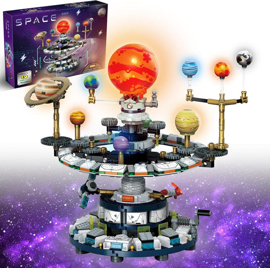 Système solaire rotatif WEMEWEME – Kit de construction STEM 964 pièces | Compatible LEGO | 6-14 ans - LumeraKids