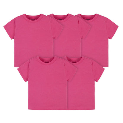 T-shirts Bébé Gerber — Lot de 5 | 100% Coton | 12 Mois à 5T