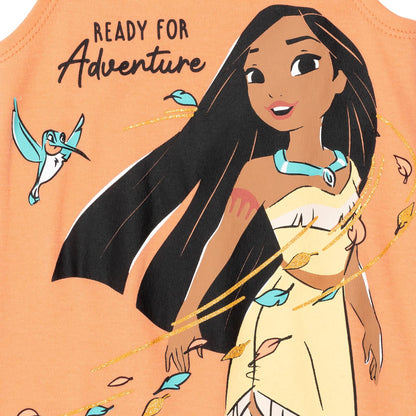 Barboteuse Princesses Disney avec Bandeau | Imprimé Pailleté | Nouveau-né à 5T